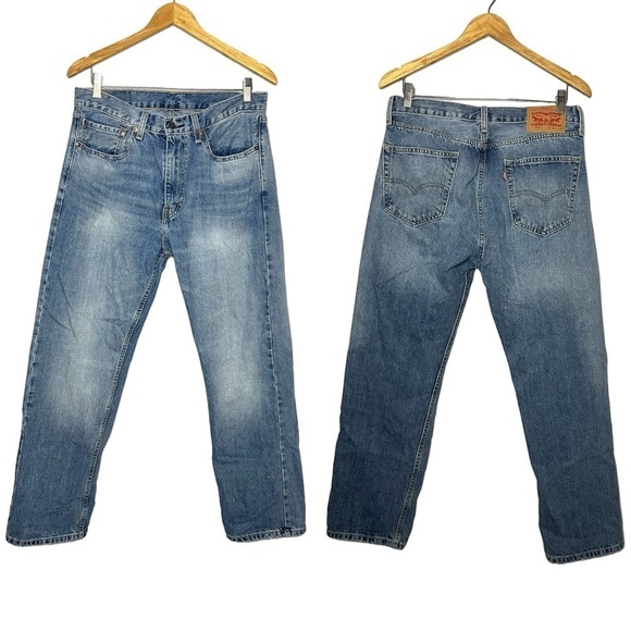 Levi’s 505 34x30 Medium Wash Denim Jeans - Picture 1 of 5